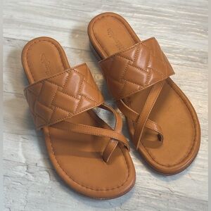 J. McLaughlin Ondra Brown Sandals Women’s Size 6 Made in Spain